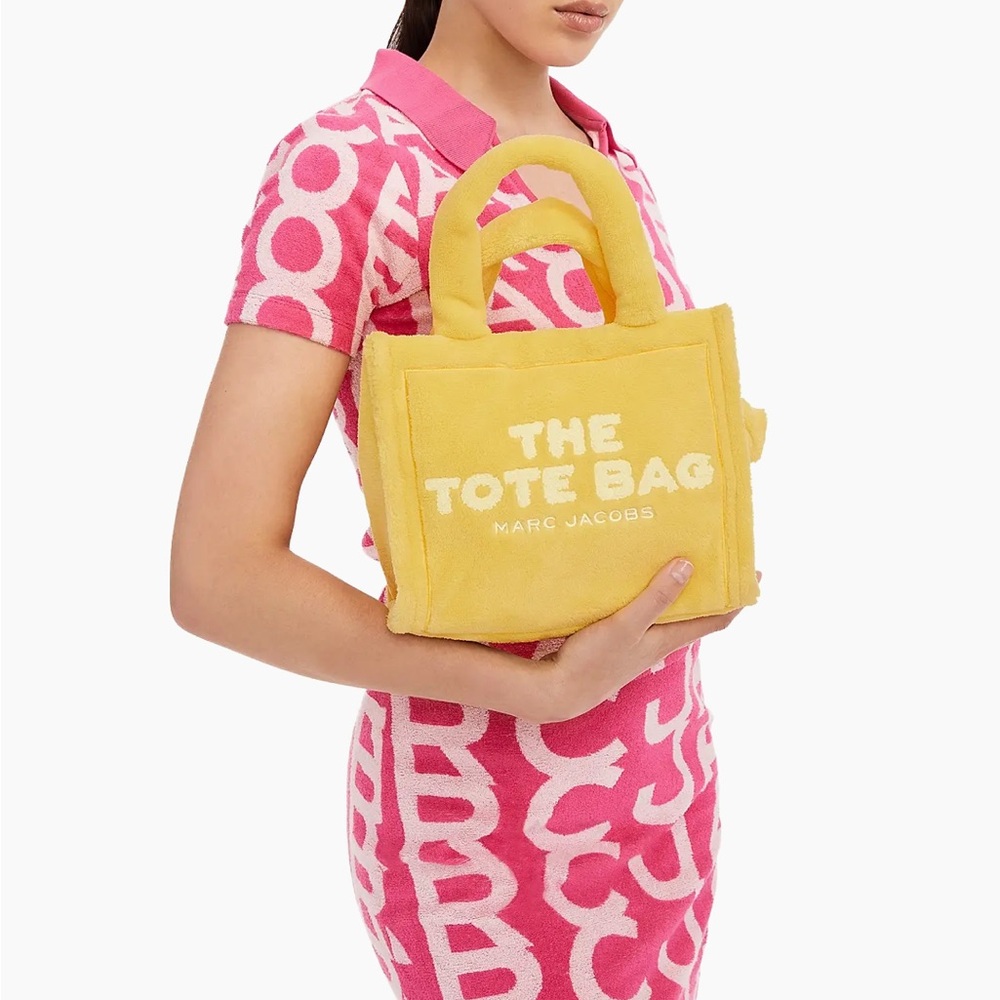 Marc Jacobs “The Tote Bag” Yellow Plush Tote - new w/Tags